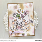 Simon Says Stamp! Pretty Pink Posh MOUSE FRIENDS Clear Stamps