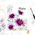 Simon Says Stamp! Simon Says Stamp Embossing Folder FRESH DAISIES sf281 | color-code:ALT1