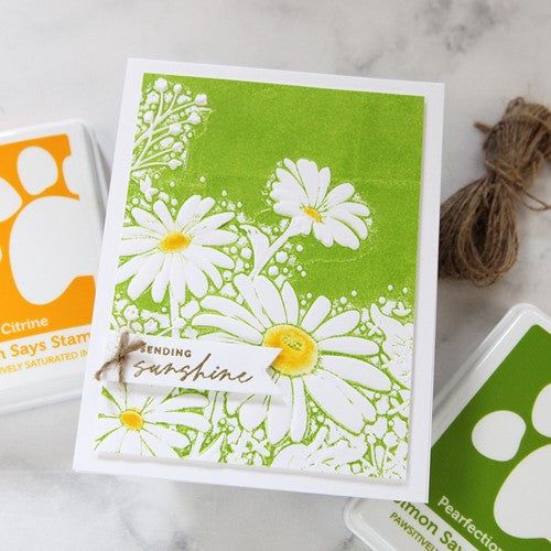 Simon Says Stamp! Simon Says Stamp Embossing Folder FRESH DAISIES sf281 | color-code:ALT4