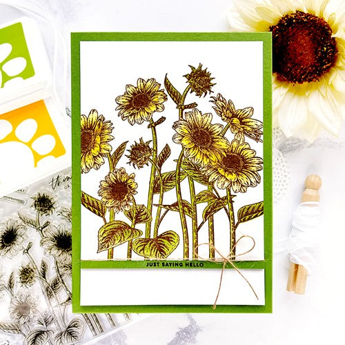 Simon Says Stamp! Simon Says Clear Stamps SUNFLOWER FIELDS sss202511c | color-code:ALT2