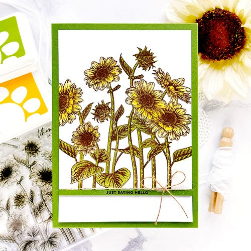 Simon Says Stamp! Simon Says Stamp Stencils SUNFLOWER FIELDS ssst221651c | color-code:ALT3