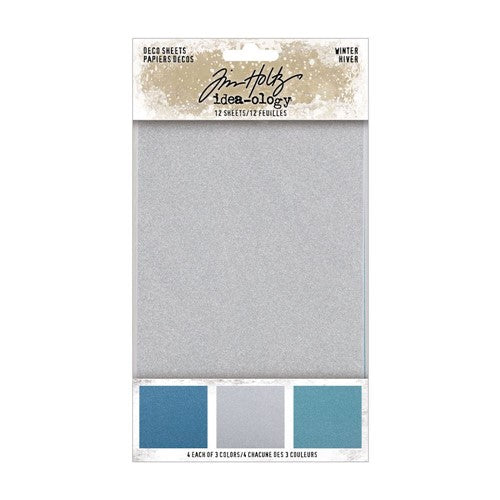 Simon Says Stamp! Tim Holtz Idea-ology WINTER Deco Sheets th94284