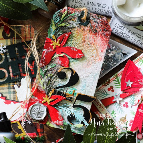 Simon Says Stamp! Tim Holtz Idea-ology CHRISTMAS Shape Seals th94293 | color-code:ALT01