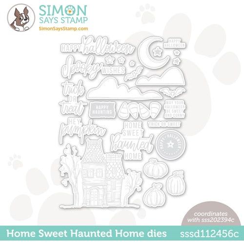Simon Says Stamp! Simon Says Stamp HOME SWEET HAUNTED HOME Wafer Dies sssd112456c