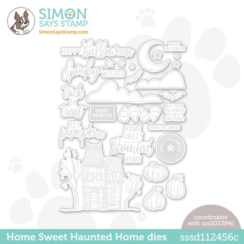 Simon Says Stamp! Simon Says Stamp HOME SWEET HAUNTED HOME Wafer Dies sssd112456c