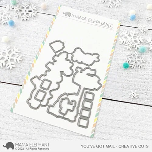 Simon Says Stamp! Mama Elephant YOU'VE GOT MAIL Creative Cuts Steel Die