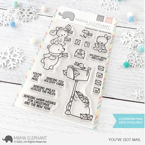 Simon Says Stamp! Mama Elephant Clear Stamps YOU'VE GOT MAIL