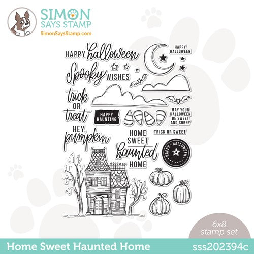 Simon Says Stamp! Simon Says Clear Stamps HOME SWEET HAUNTED HOME sss202394c