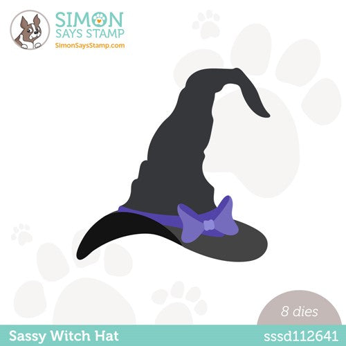 Simon Says Stamp! Simon Says Stamp SASSY WITCH HAT Wafer Dies sssd112641