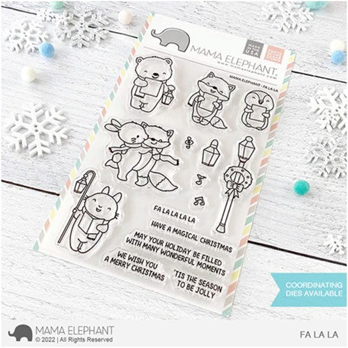 Simon Says Stamp! Mama Elephant Clear Stamps FA LA LA