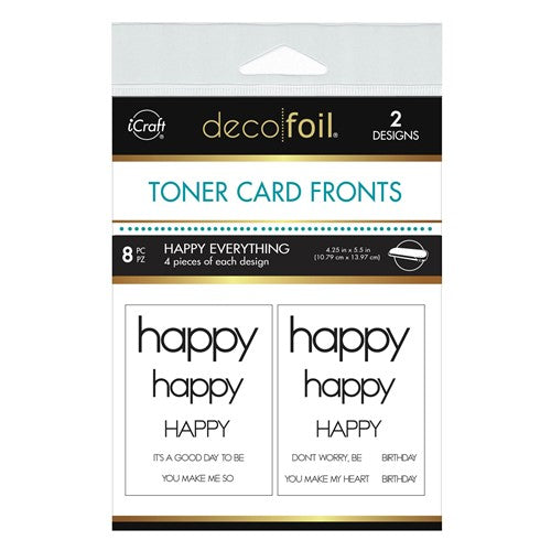Simon Says Stamp! Therm O Web HAPPY EVERYTHING Deco Foil Toner Card Fronts 5643