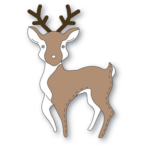 Simon Says Stamp! Poppy Stamps GRAND WHITTLE REINDEER Dies 2542