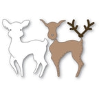 Simon Says Stamp! Poppy Stamps GRAND WHITTLE REINDEER Dies 2542