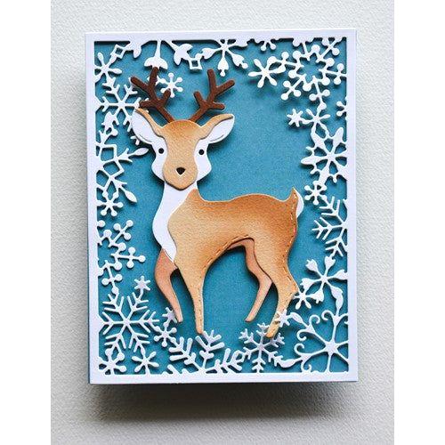 Simon Says Stamp! Poppy Stamps GRAND WHITTLE REINDEER Dies 2542
