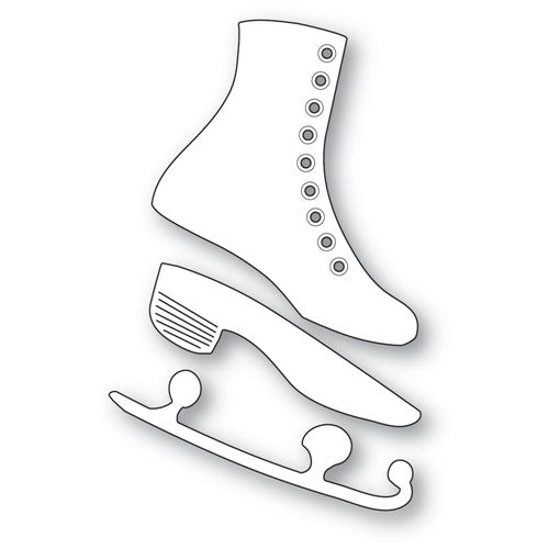 Simon Says Stamp! Memory Box CLASSIC LARGE ICE SKATE Die 94673