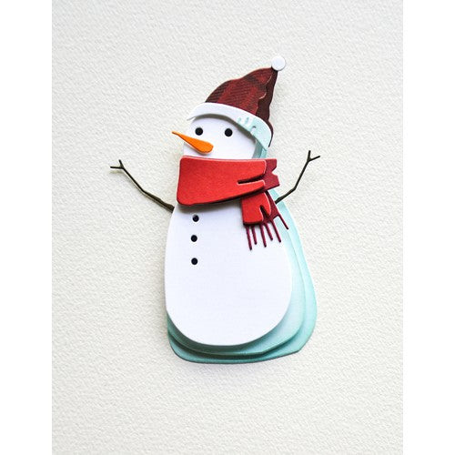Simon Says Stamp! Memory Box TALL BUNDLED SNOWMAN Dies 94683