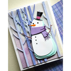 Simon Says Stamp! Memory Box TALL BUNDLED SNOWMAN Dies 94683
