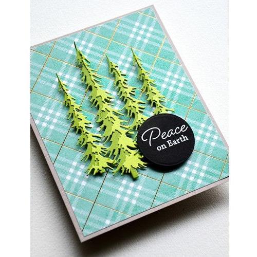 Simon Says Stamp! Memory Box LAYERED NARROW PINES Dies 94706
