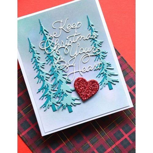 Simon Says Stamp! Memory Box LAYERED NARROW PINES Dies 94706