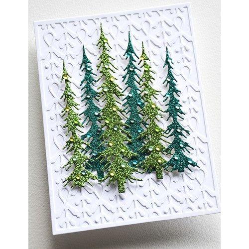 Simon Says Stamp! Memory Box LAYERED NARROW PINES Dies 94706