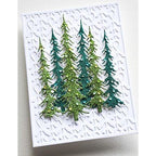 Simon Says Stamp! Memory Box LAYERED NARROW PINES Dies 94706