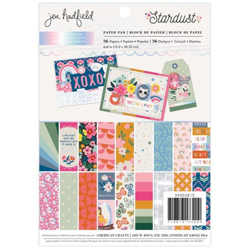 Simon Says Stamp! American Crafts Jen Hadfield STARDUST 6 x 8 Paper Pad 34013815
