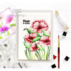 Simon Says Stamp! Simon Says Clear Stamps POPPY FIELD sss202607c | color-code:ALT0
