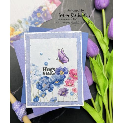 Simon Says Stamp! Simon Says Clear Stamps POPPY FIELD sss202607c | color-code:ALT9