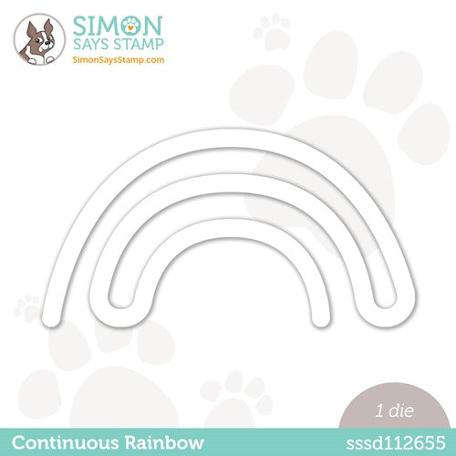 Simon Says Stamp! Simon Says Stamp CONTINUOUS RAINBOW Wafer Die sssd112655