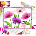 Simon Says Stamp! Simon Says Stamp Stencils POPPY FIELD ssst221655 | color-code:ALT3