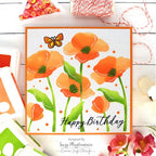 Simon Says Stamp! Simon Says Stamp Stencils POPPY FIELD ssst221655 | color-code:ALT4
