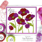 Simon Says Stamp! Simon Says Stamp Stencils POPPY FIELD ssst221655 | color-code:ALT5