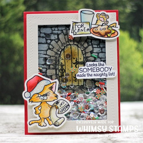 Simon Says Stamp! Whimsy Stamps CAT DO CHRISTMAS Clear Stamps C1401