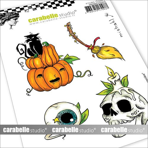Simon Says Stamp! Carabelle Studio WITCH KIT A6 Cling Stamps sa60633