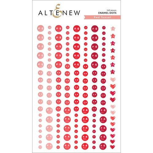 Simon Says Stamp! Altenew RED SUNSET Enamel Dots ALT7352
