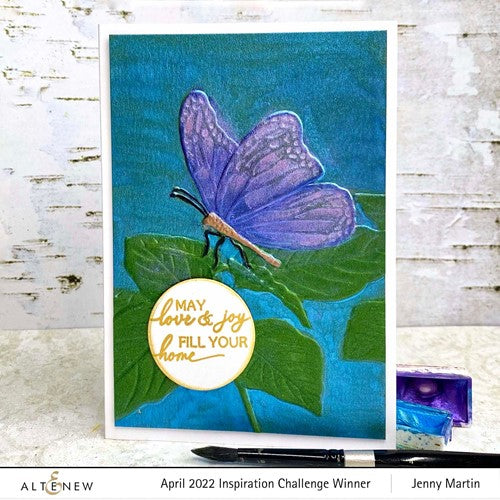 Simon Says Stamp! Altenew GENTLE BUTTERFLY Simple Coloring Stencils ALT7344