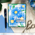 Simon Says Stamp! Altenew DAISIES Simple Coloring Stencils ALT7343