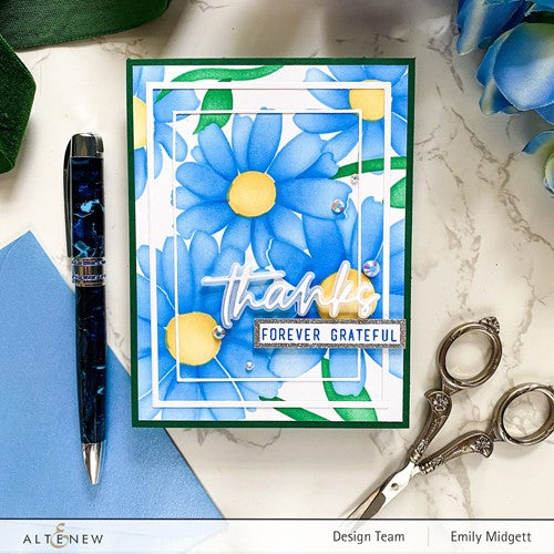 Simon Says Stamp! Altenew DAISIES Simple Coloring Stencils ALT7343
