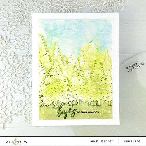 Simon Says Stamp! Altenew PINE FOREST 3D Embossing Folder ALT7339