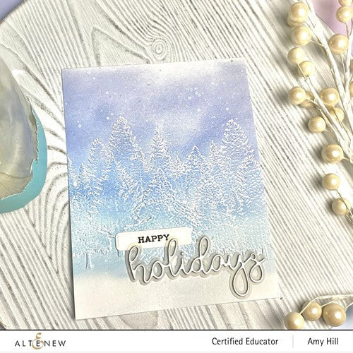 Simon Says Stamp! Altenew PINE FOREST 3D Embossing Folder ALT7339