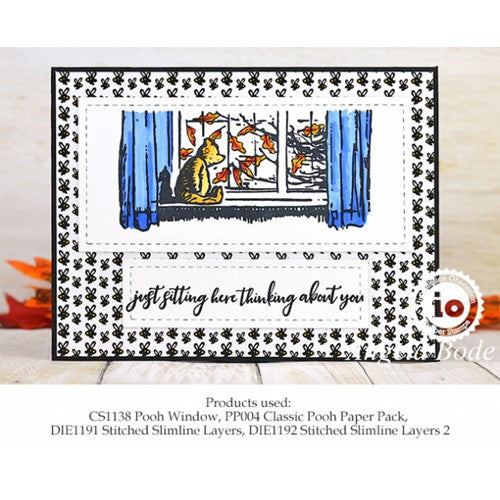 Simon Says Stamp! Impression Obsession Clear Stamps POOH WINDOW CS1138