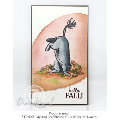 Simon Says Stamp! Impression Obsession Clear Stamps EEYORE LEAVES CL1135