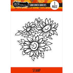 Simon Says Stamp! Brutus Monroe SUNFLOWER BUNCHES Clear Stamp bru0111