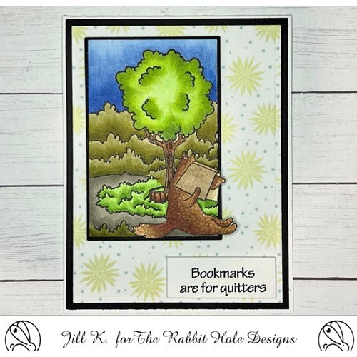 Simon Says Stamp! The Rabbit Hole Designs PARK BACKGROUND Clear Stamps TRH-187