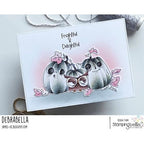 Simon Says Stamp! Stamping Bella FRIGHTFUL AND DELIGHTFUL SENTIMENT Cling Stamps eb1171