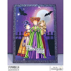 Simon Says Stamp! Stamping Bella CURVY GIRLS WITCHES 3 Cling Stamp eb1176