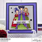 Simon Says Stamp! Stamping Bella CURVY GIRLS WITCHES 3 Cling Stamp eb1176