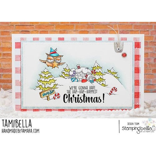 Simon Says Stamp! Stamping Bella NORTH POLE BACKDROP Cling Stamp eb1189