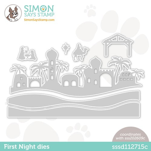 Simon Says Stamp! Simon Says Stamp FIRST NIGHT Wafer Dies sssd112715c