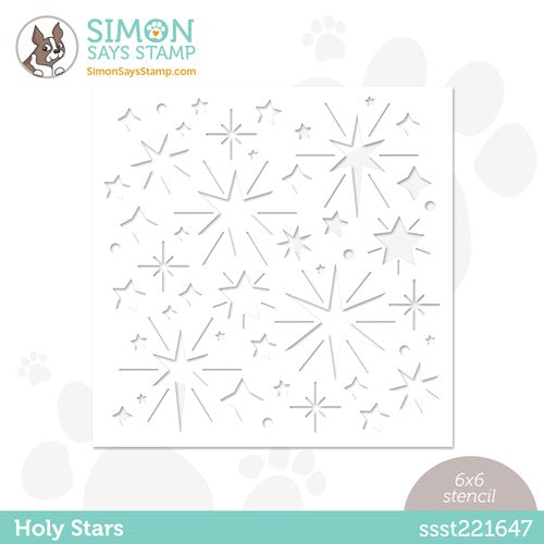 Simon Says Stamp! Simon Says Stamp Stencil HOLY STARS ssst221647